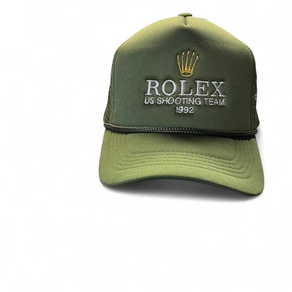 Rolex US Shooting Club 1992 Trendy Cap Tik Tok Mesh Foam Trucker Cap